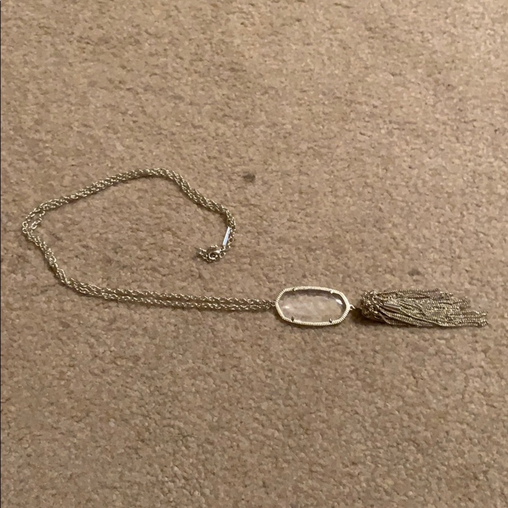 Kendra Scott Rayne Gold Long Pendant Necklace